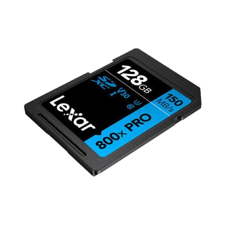 Carte SD 128Go LEXAR SDXC UHS-C 800x PRo Blue Series Noir