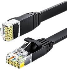 Cable réseau Ethernet Cable RJ45 Cat.6 Gigabit plat ultra fin 30m