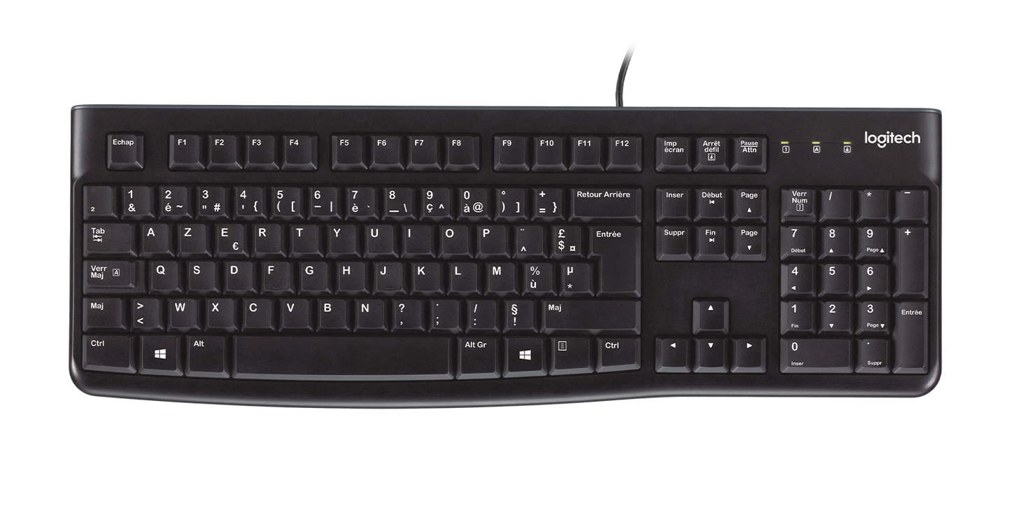 Clavier Filaire Logitech K120 Usb Noir