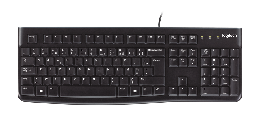 Clavier Filaire Logitech K120 Usb Noir