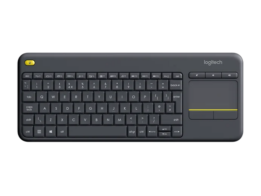 Clavier sans fil Logitech K400 plus pavé tactile Noir