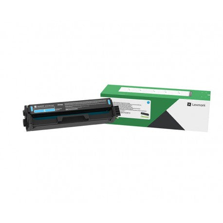Toner Lexmark C3220C0 CYAN pour imprimante Lexmark MC 3224 1500 pages