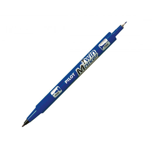 Marqueur permanant Twin bleu Pilot