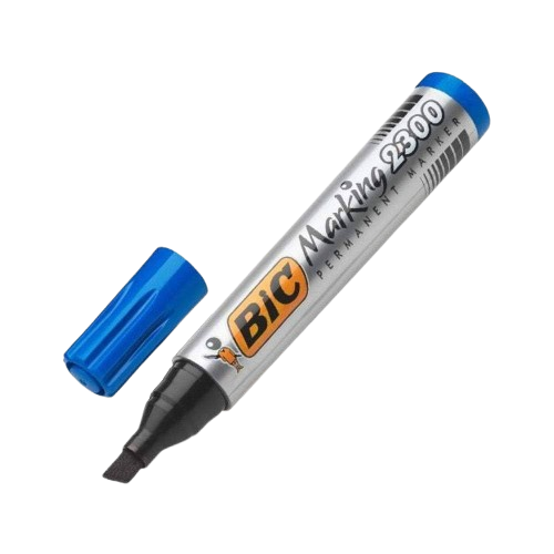 Marqueur permanent bic marking 2300 bleu