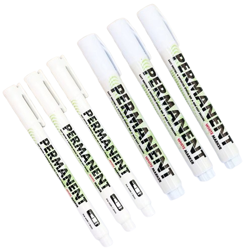Marqueur Permanent Encre Blanc 1.0mm Leto PM-9905A
