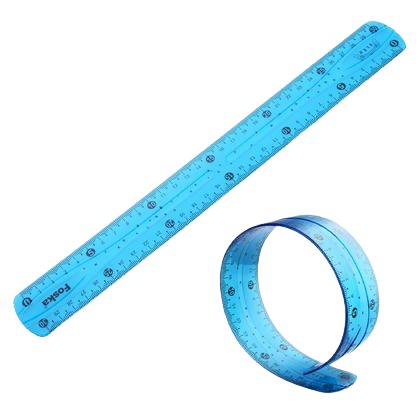 Règle 30 cm plastique straight Rulers