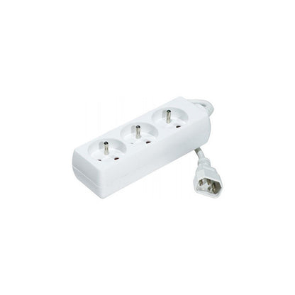 Adapt Multiprise 3 Prises Pour Onduleurs Blanc