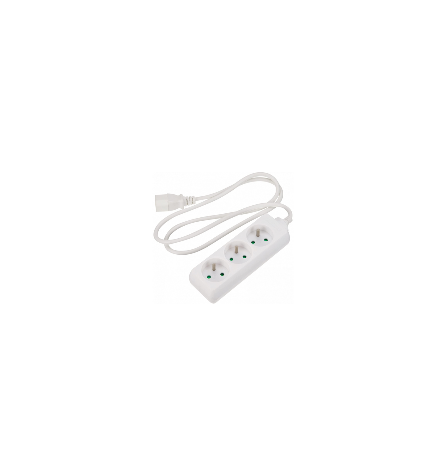 Adapt Multiprise 3 Prises Pour Onduleurs Blanc