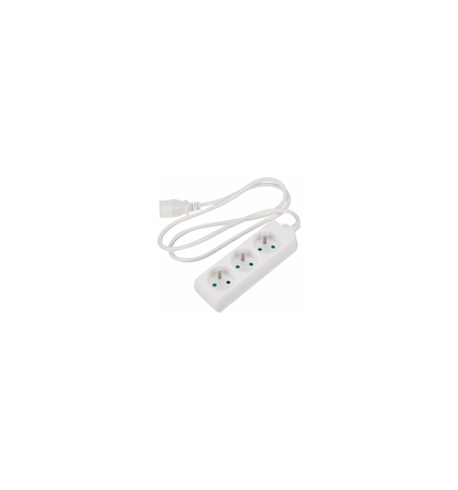 Adapt Multiprise 3 Prises Pour Onduleurs Blanc