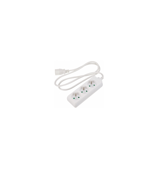 Adapt Multiprise 3 Prises Pour Onduleurs Blanc