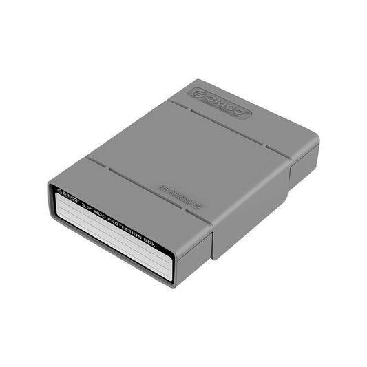 Boîtier de protection ORICO PHP-35 gris pour disque dur 3,5 pouces, avec zone d'étiquetage