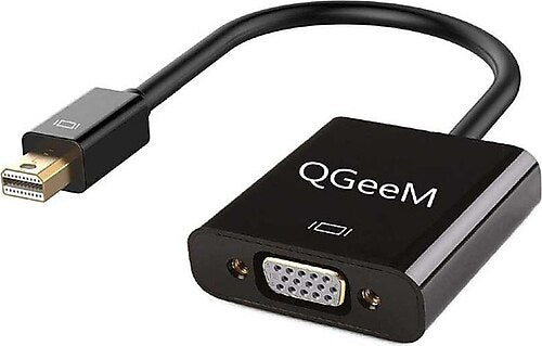 Adaptateur Mini Displayport/Vga Qgeem Qg-Hd17 Noir