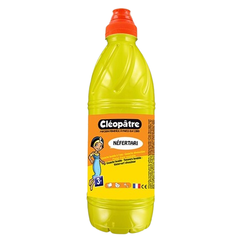 Peinture gouache Cléopâtre jaune écarlate 1L