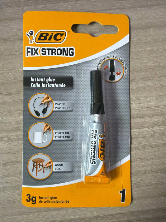 Colle instantanée liquide Instant Glue BIC Fix Strong
