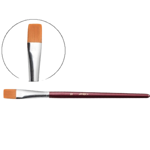 Pinceau brosse poils synthétique N°12