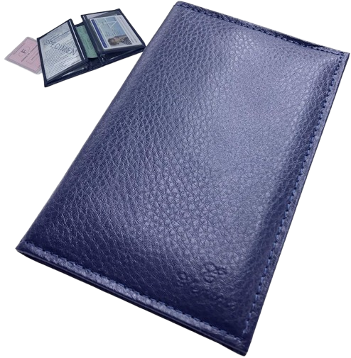 Pochette de rangement des papiers du véhicule Assurance Carte grise WB76-Blue