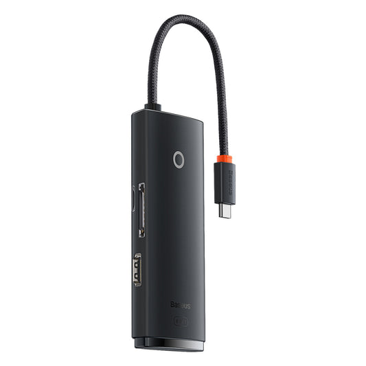 Hub USB-C BASEUS Bas192 HDMI/2xUSB/USB-C/Cartes SD Noir