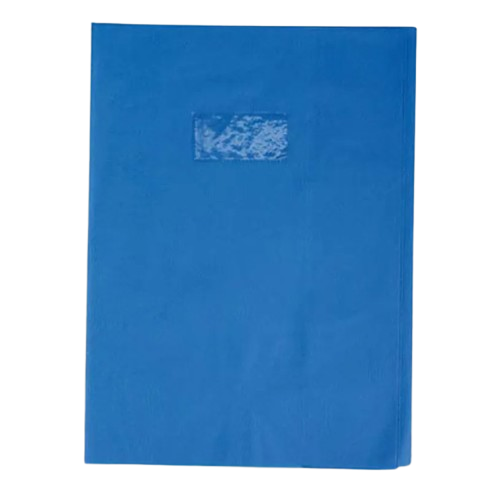 Protège cahier 24x32 losange bleu calligraphe