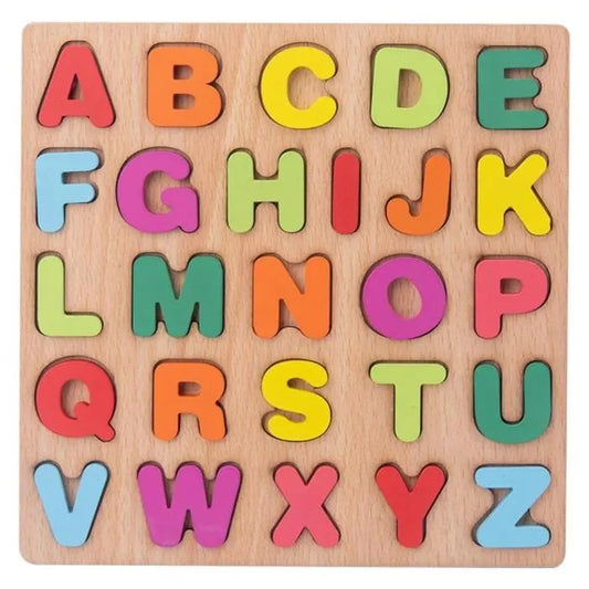 Puzzle Alphabet En Bois ABC Lettres Conseil Montessori apprentissage - Jouets