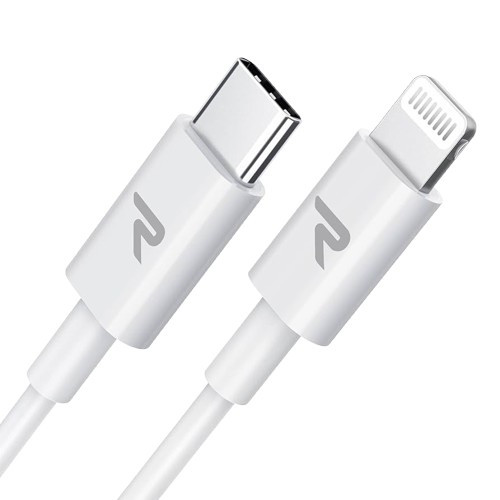 Cable USB-C ligntning RAMPOW BEST blanc
