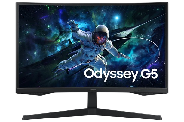 Ecran PC Gaming 32" Samsung Odyssey G5 G55C Serie incurvé LED QHD 2560x1440 165Hz HDMI/DP