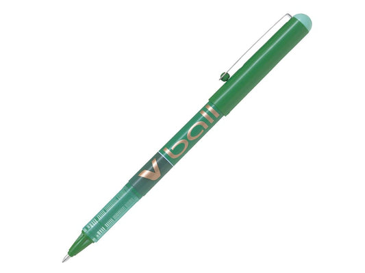 Stylo roller encre liquide v.ball 1.0 pointe large vert