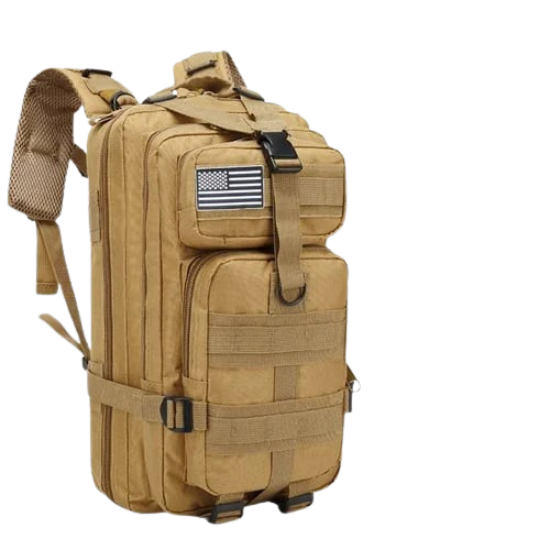 Sac à dos militaire tactique nylon étanche 25l/50l drapeau américain