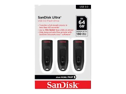 Cle Usb 64go Sandisk Ultra Usb 3.0 Flash Drive 130mb/s