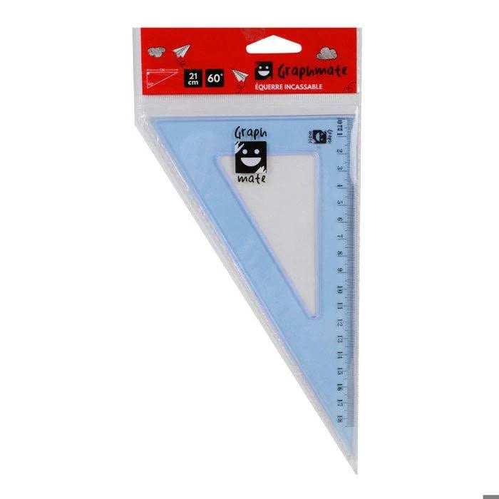 EQUEURRE PLASTIQUE 21CM 60 DEG