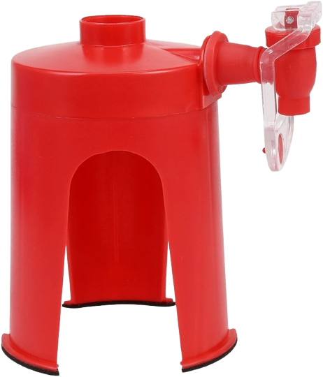 Distributeur d'eaux et boissons inversé en pvc