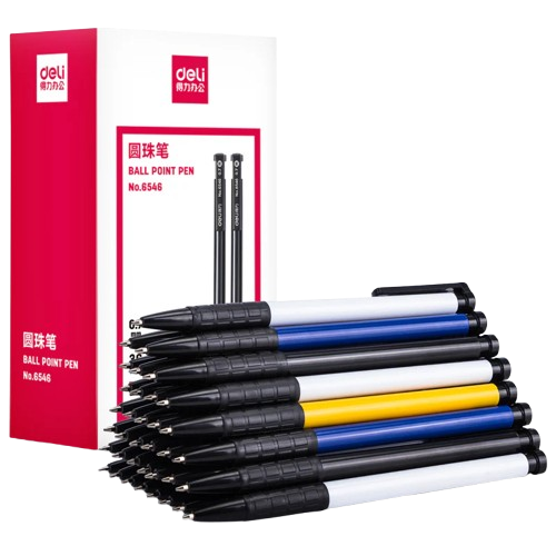 Stylo à bille DELI N0 6546 0,7mm retractable