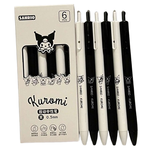 Stylo à encre KUROMI Sanrio retractable 0,5mm
