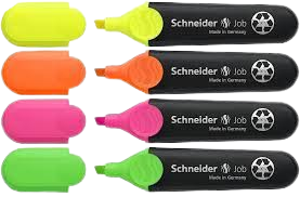 Surligneur Schneider JOB 1.5mm (x4)