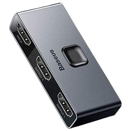 Switch HDMI 2 en 1 ou 1 en 2 BASEUS CAHUB-BC0G