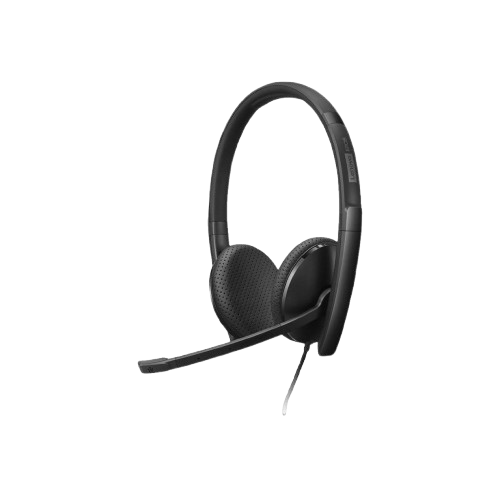 Casque Micro filaire Lenovo E06 USB-C avec Microphone effet stéréo pour visio appels et jeux