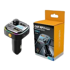 Transmetteur FM C26 CAR MP3 Player USB-C et 2xUSB