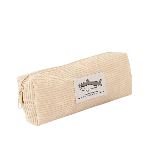 Trousse en tissu motif requin SEA SUMMER HOLIDAY
