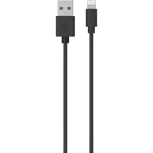 Cable USB-A male/Lightning male KUULAA  Data câble rapide 1m noir
