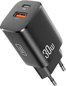 Chargeur rapide USB 3.1 type-c & Type B 30w Iniu PowerCube Duo ai-611 noir