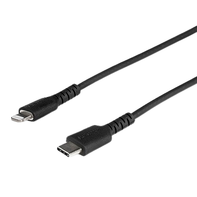 Cable USB-C male/Lightning male KUULAA Data câble rapide 1m noir