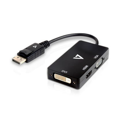 - Adaptateur Displayport Male Vers Vga/Dvi-D/Hdmi Femelle
