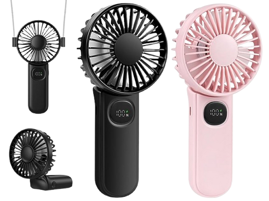 Ventilateur portatif à vitesses Handheld Fan H09 rechargeable USB-C