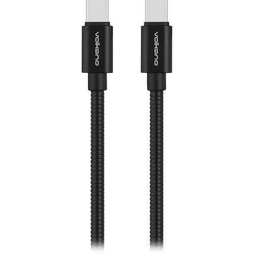 Cable Usb Type-C/Type-C M/M Volkano Iron Series Vk-20142-Bk Noir