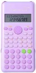 Calculatrice scientifique multifonctions DC-1800N violette tout-en-un, 240 fonctions pour l’école