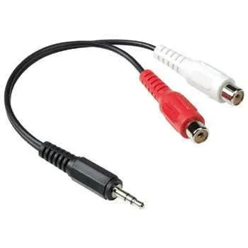 Adaptateur Jack mâle/2RCA femelle stéréo 0.20m